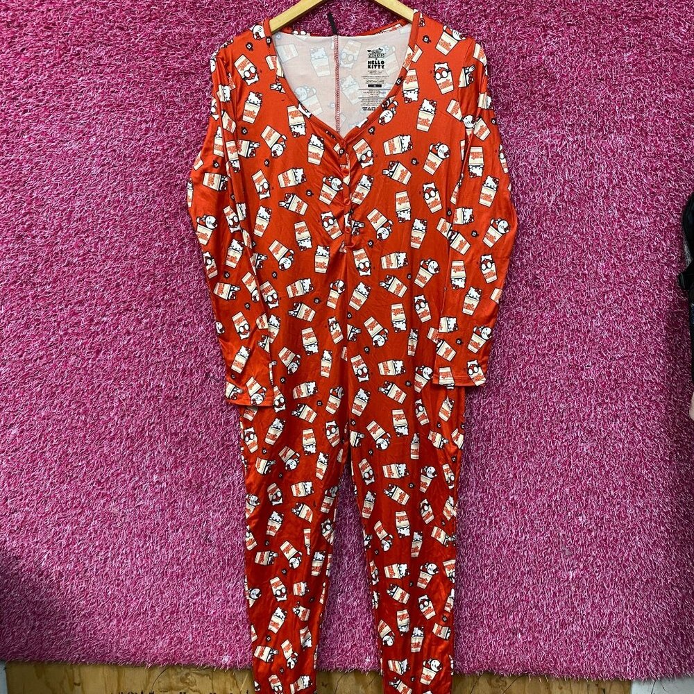 Sanrio Hello Kitty x Nissin Cup Noodle Onesie Pajama Medium